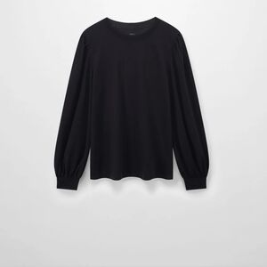 MELI Bubble Sleeve T-Shirt-Black